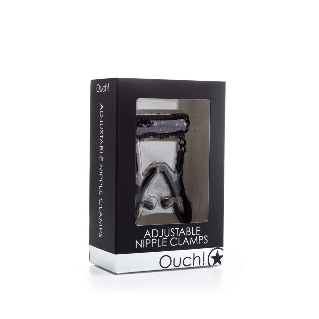 Nippelklemmen Ouch verstellbar mit Kette in drei Farben 47 cm – Ansicht 2
