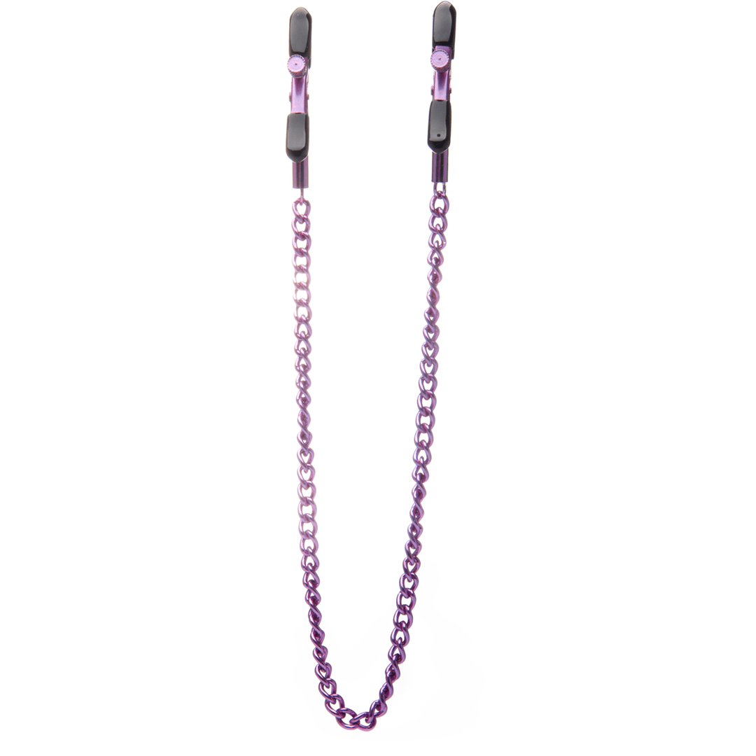 Nippelklemmen Ouch verstellbar mit Kette in drei Farben 47 cm – Ansicht 3