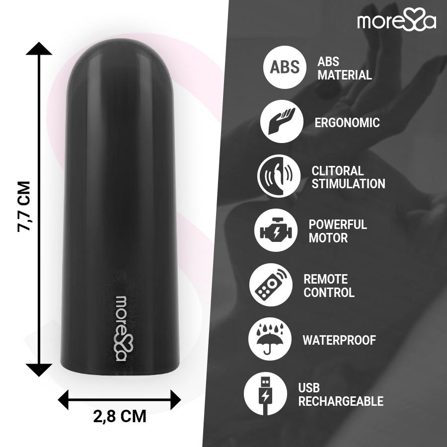 Nix Vibrator mit Fernbedienung Schwarz – Ansicht 4