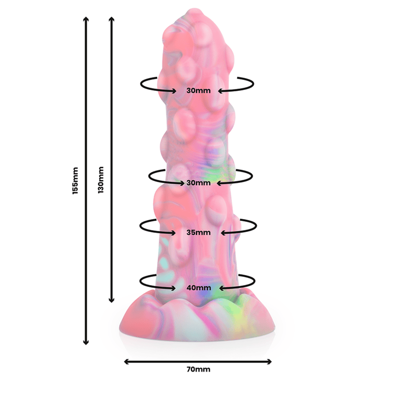 Nixie Formwandelnder Geist Fantasy-Dildo 13,5 x 3,5 cm – Ansicht 3