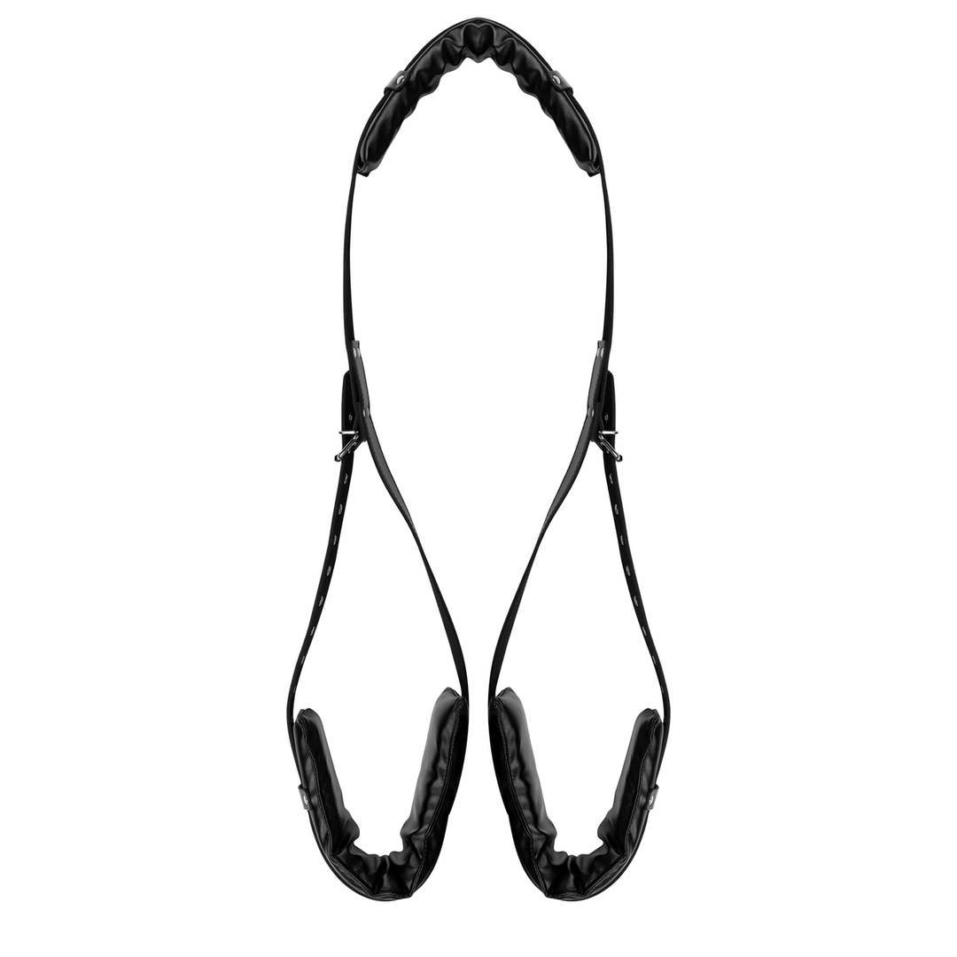 Oberschenkel-Sling Ouch gepolstert mit Nackenband Schwarz 68 cm – Ansicht 4