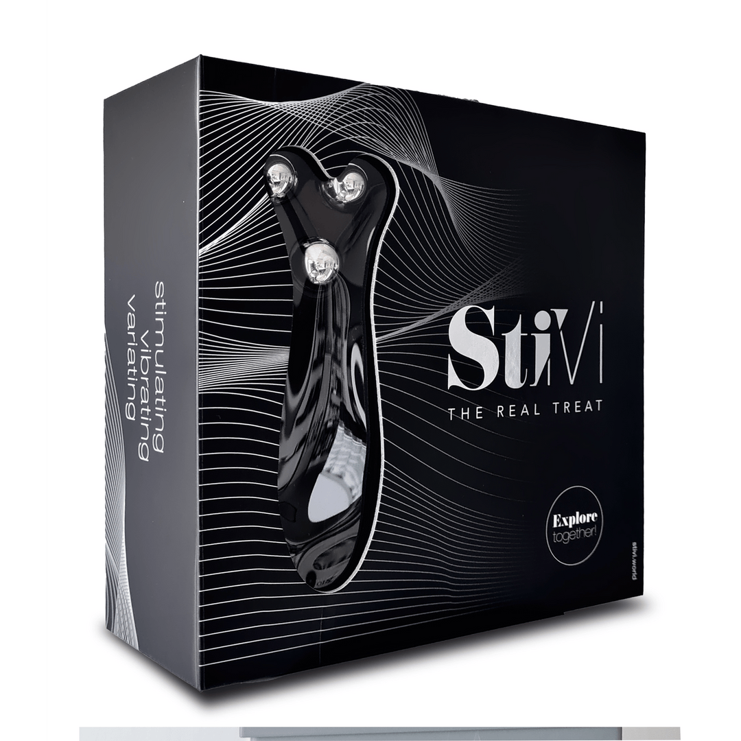 Paarvibrator Hot StiVi Silikon Schwarz 17 cm – Ansicht 3
