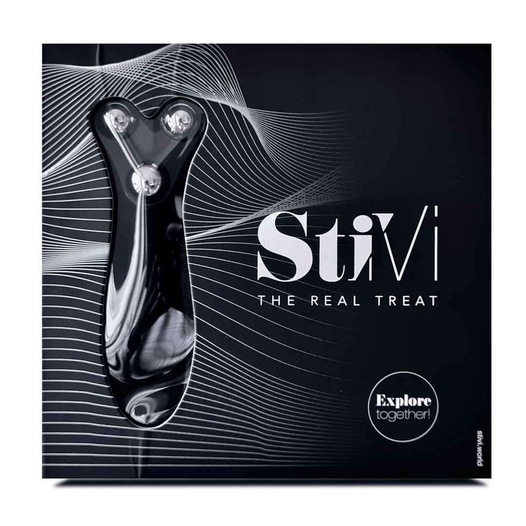 Paarvibrator Hot StiVi Silikon Schwarz 17 cm – Ansicht 4