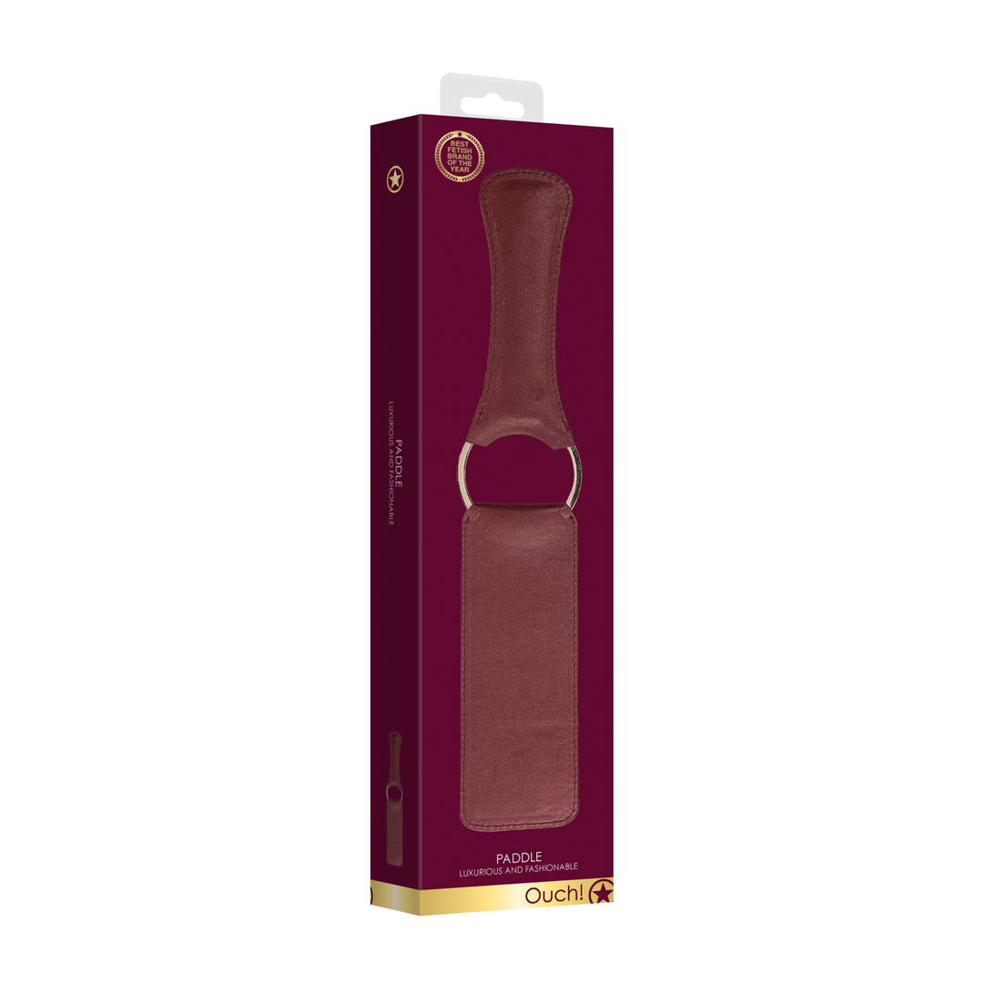 Paddle Ouch Luxus mit Metallring in Bordeaux und Petrol 34,5 cm – Ansicht 2