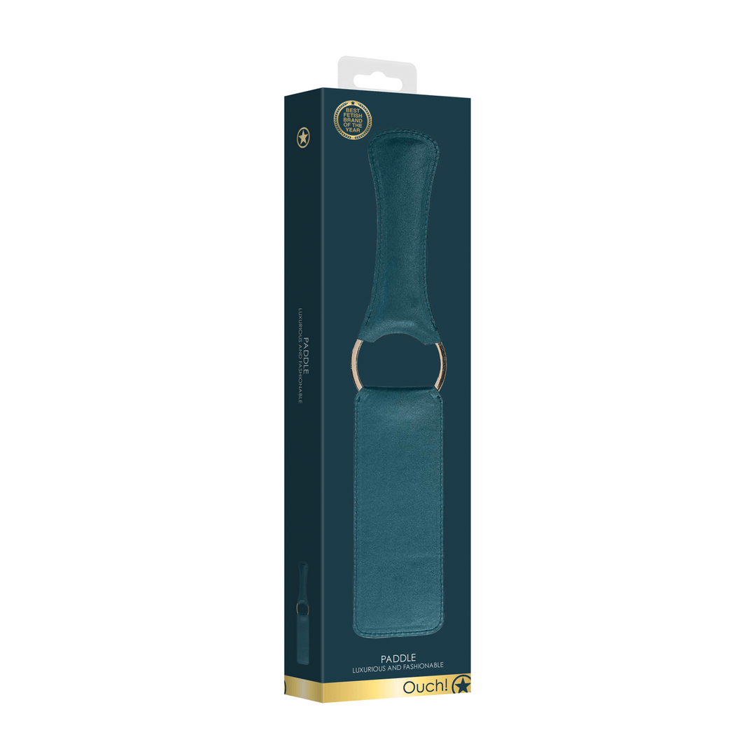 Paddle Ouch Luxus mit Metallring in Bordeaux und Petrol 34,5 cm – Ansicht 7