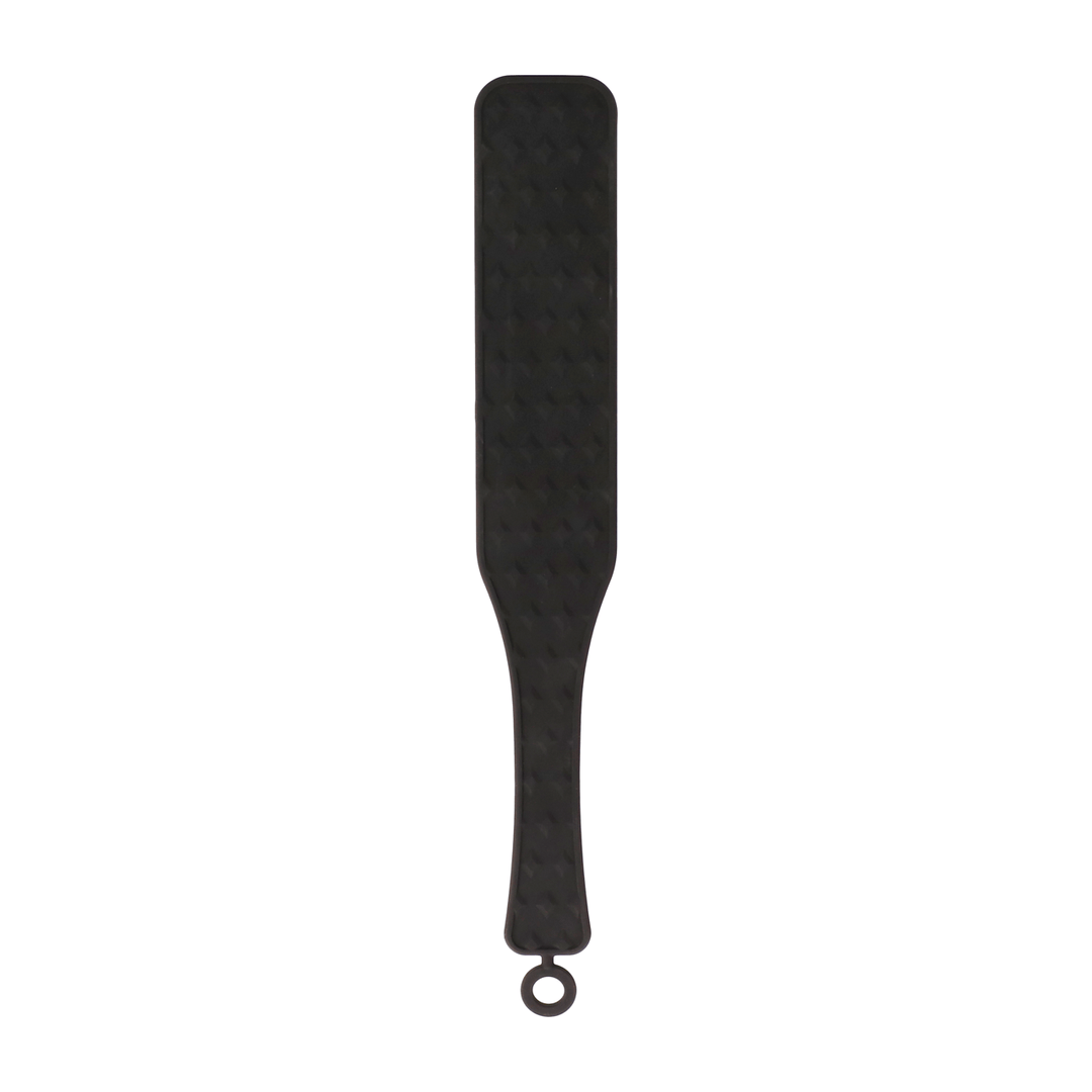 Paddle Ouch aus Silikon mit Rautenrelief Schwarz 40 cm