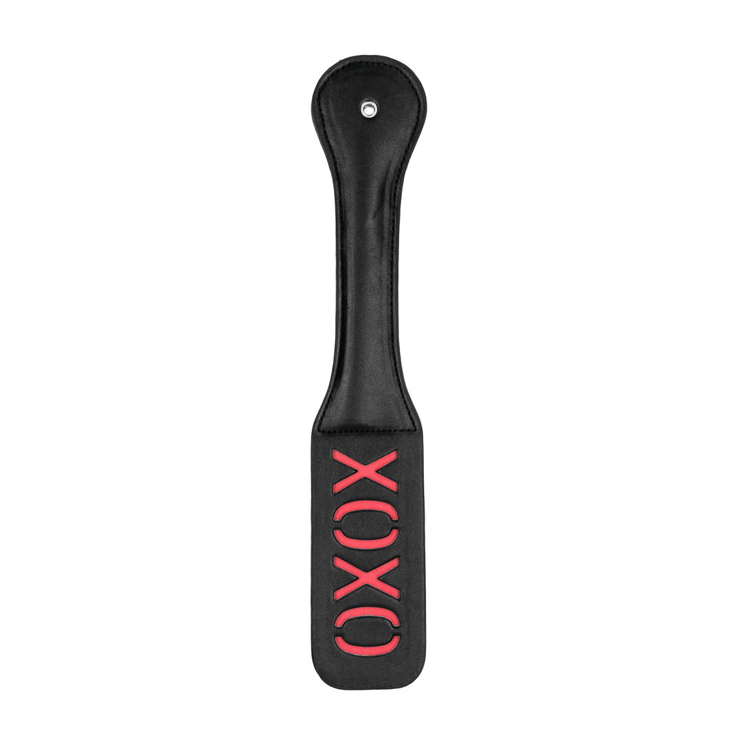 Paddle Ouch mit XOXO-Prägung Schwarz 31,5 x 5,5 cm