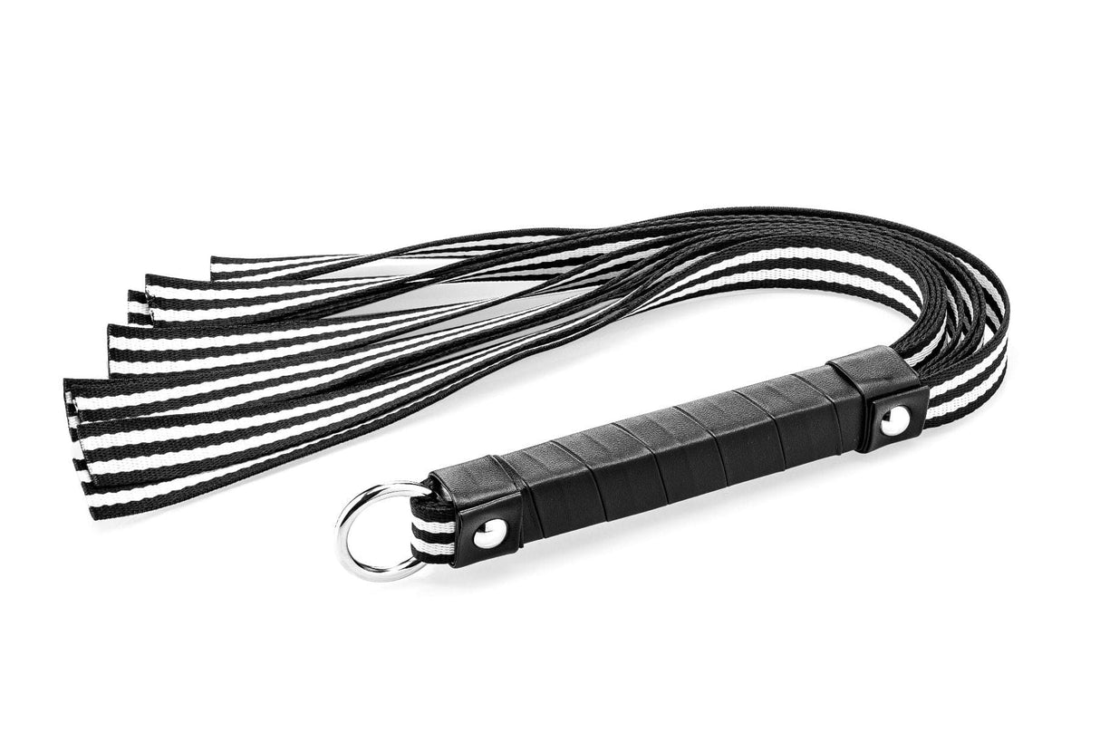 Peitsche Schlaglust Schwarz / Weiß