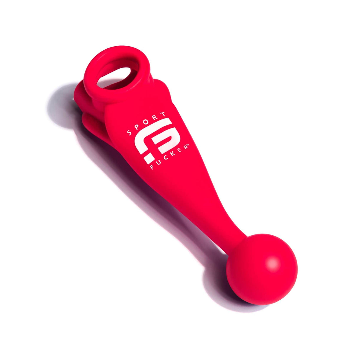 Penis- und Hodenring Analbohrer Rot