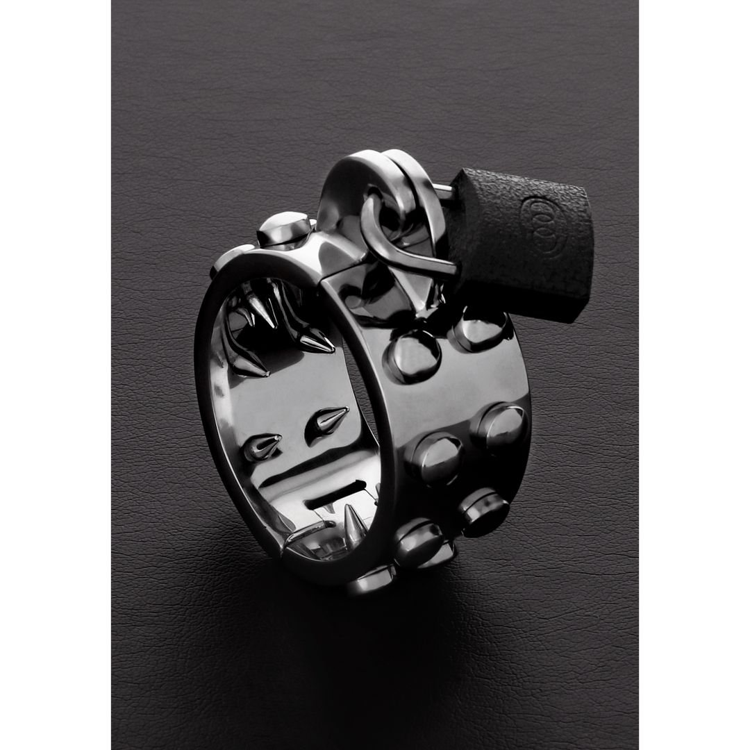 Peniskäfig Kalis Zähne mit Spikes Silber 7,2 cm