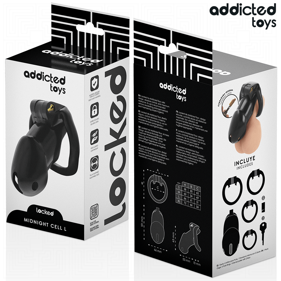 Peniskäfig Mindnight Cell L Ø 3,3 cm
