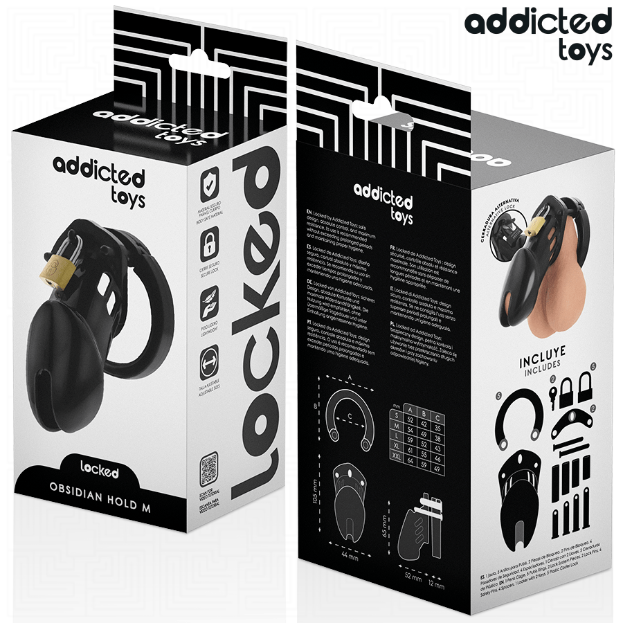 Peniskäfig Obsidian Hold M Ø 3,4 cm