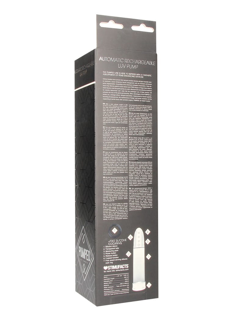 Penispumpe Luv automatisch mit Akku 20 x Ø 7,5 cm – Ansicht 10