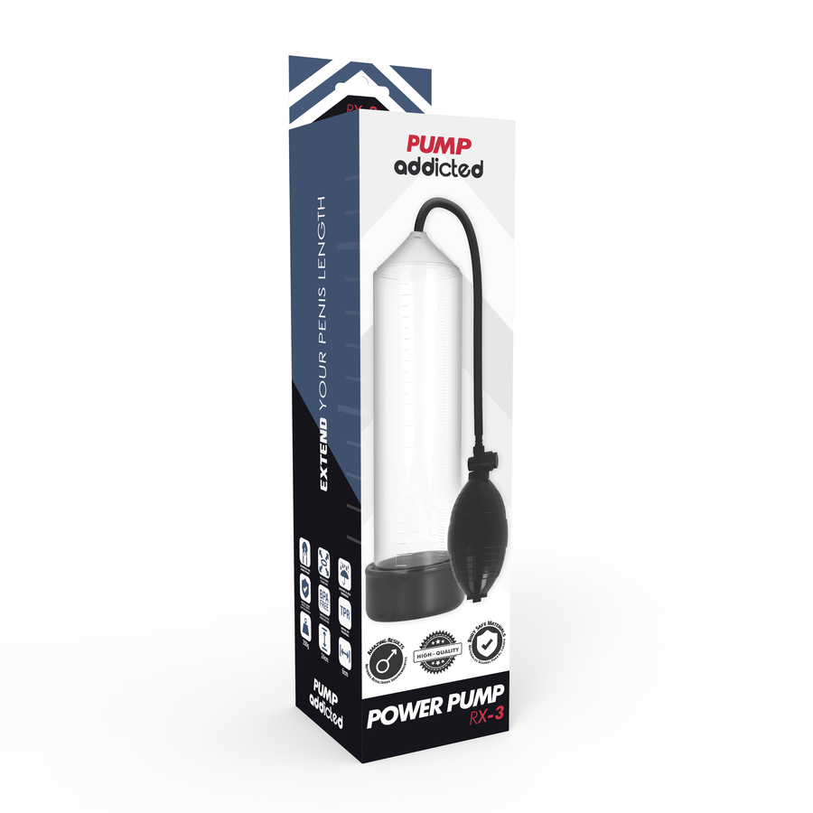 Penispumpe Rx3 Transparent 23 x 5,5 cm – Ansicht 6