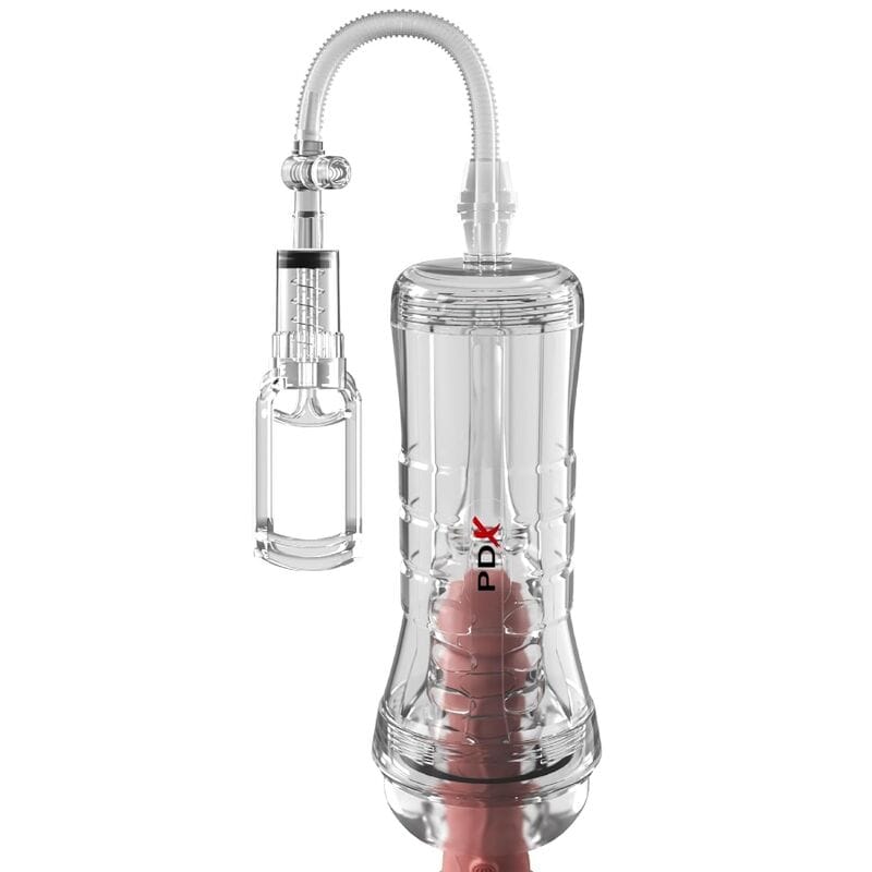 Penispumpe Viewtube Vac XXL Stroker mit Saugpumpe Transparent 27,3 cm – Ansicht 3