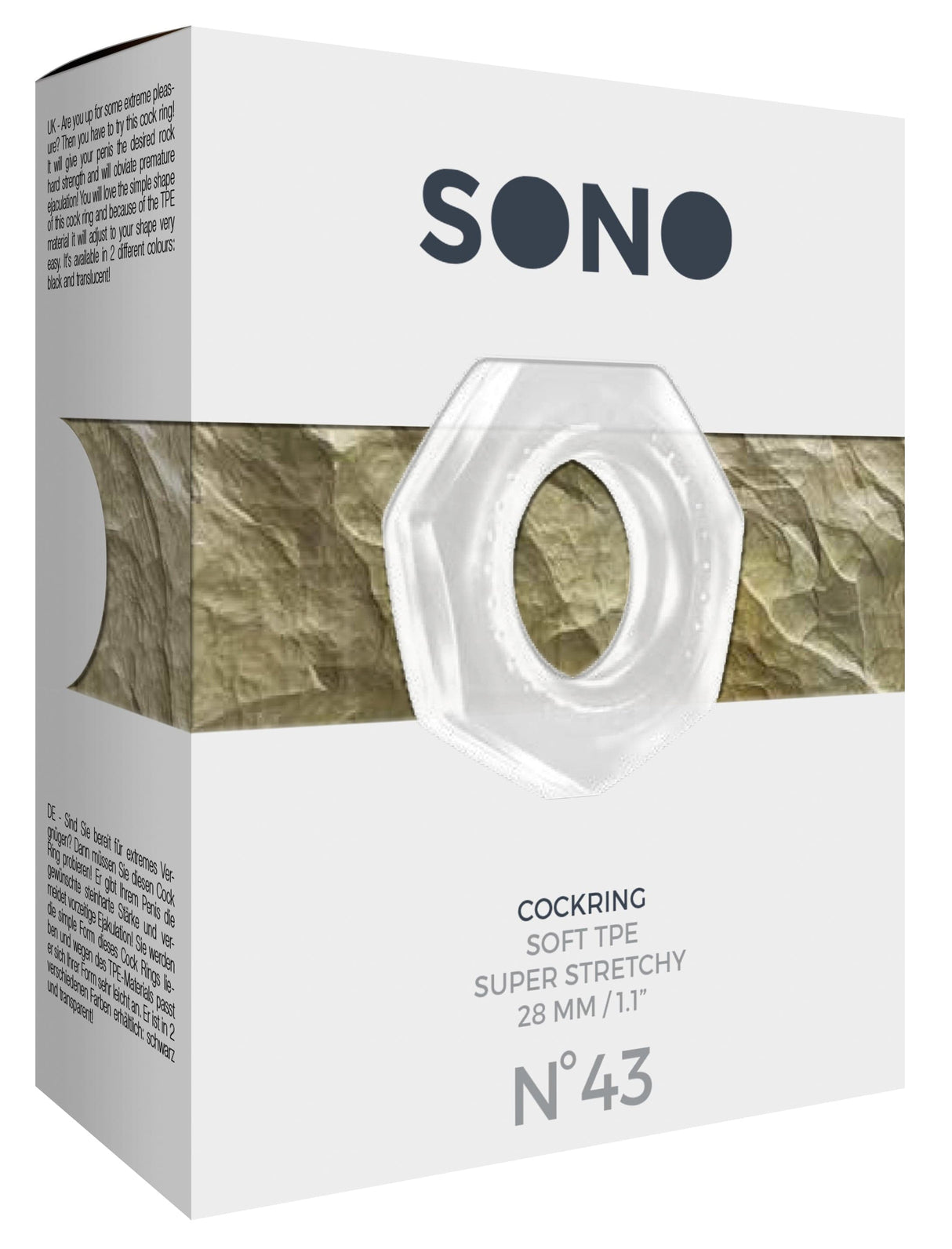 Penisring 7 kant Mutter klar