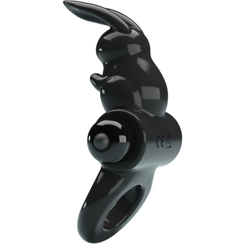 Penisring Aufregender Ring Rabbit Vibratorring 10 Vibrationen Schwarz