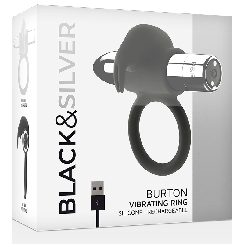 Penisring Burton Wiederaufladbarer Ring 10 Vibrationsmodi Ø 3,5 cm