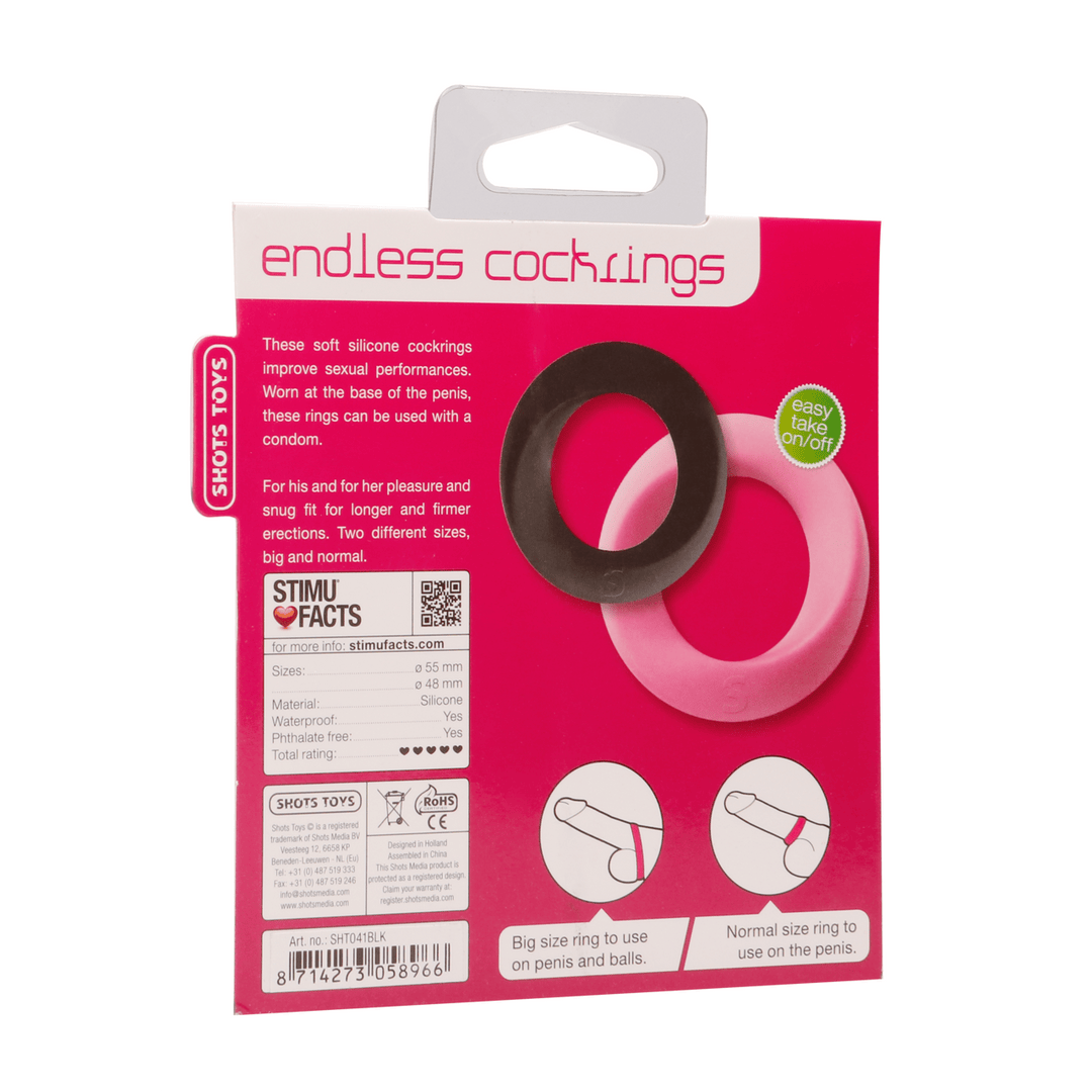 Penisring endlos breit Schwarz 5,5 x Ø 5,5 cm – Ansicht 3