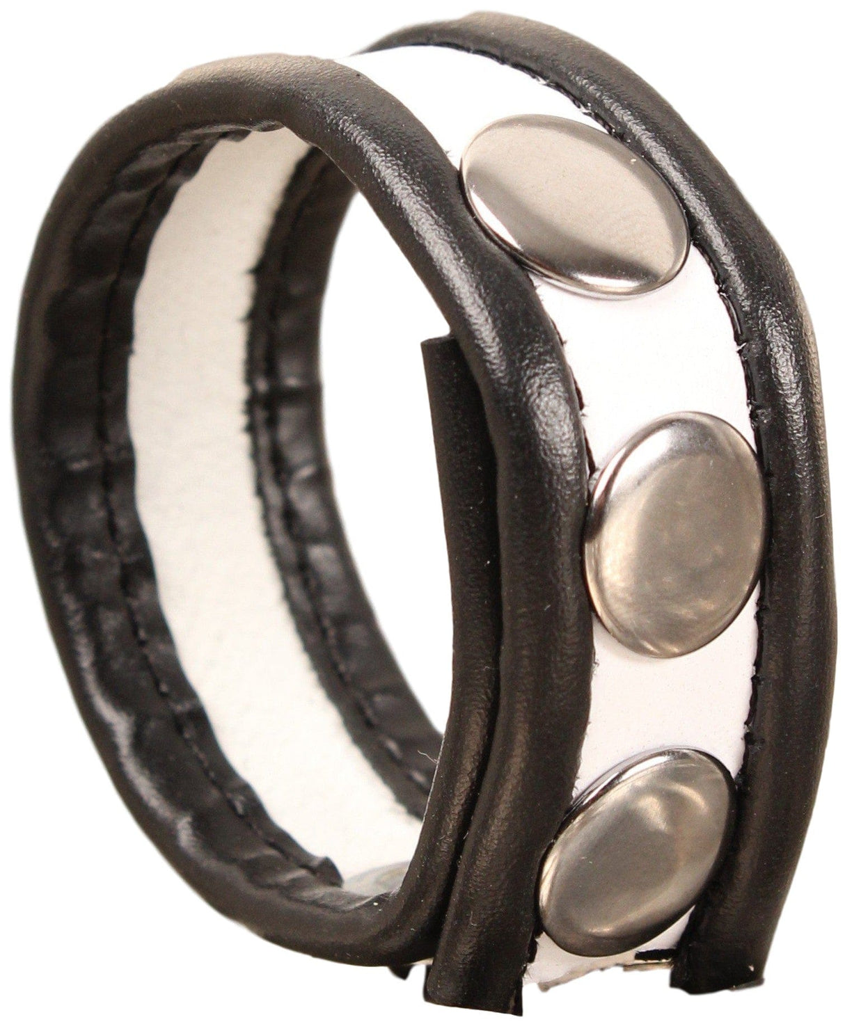 Penisring Leder Weiß