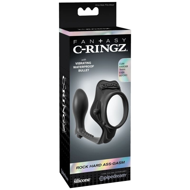 Penisring Rock Hard Ass-Gasm mit Analplug – Ansicht 6