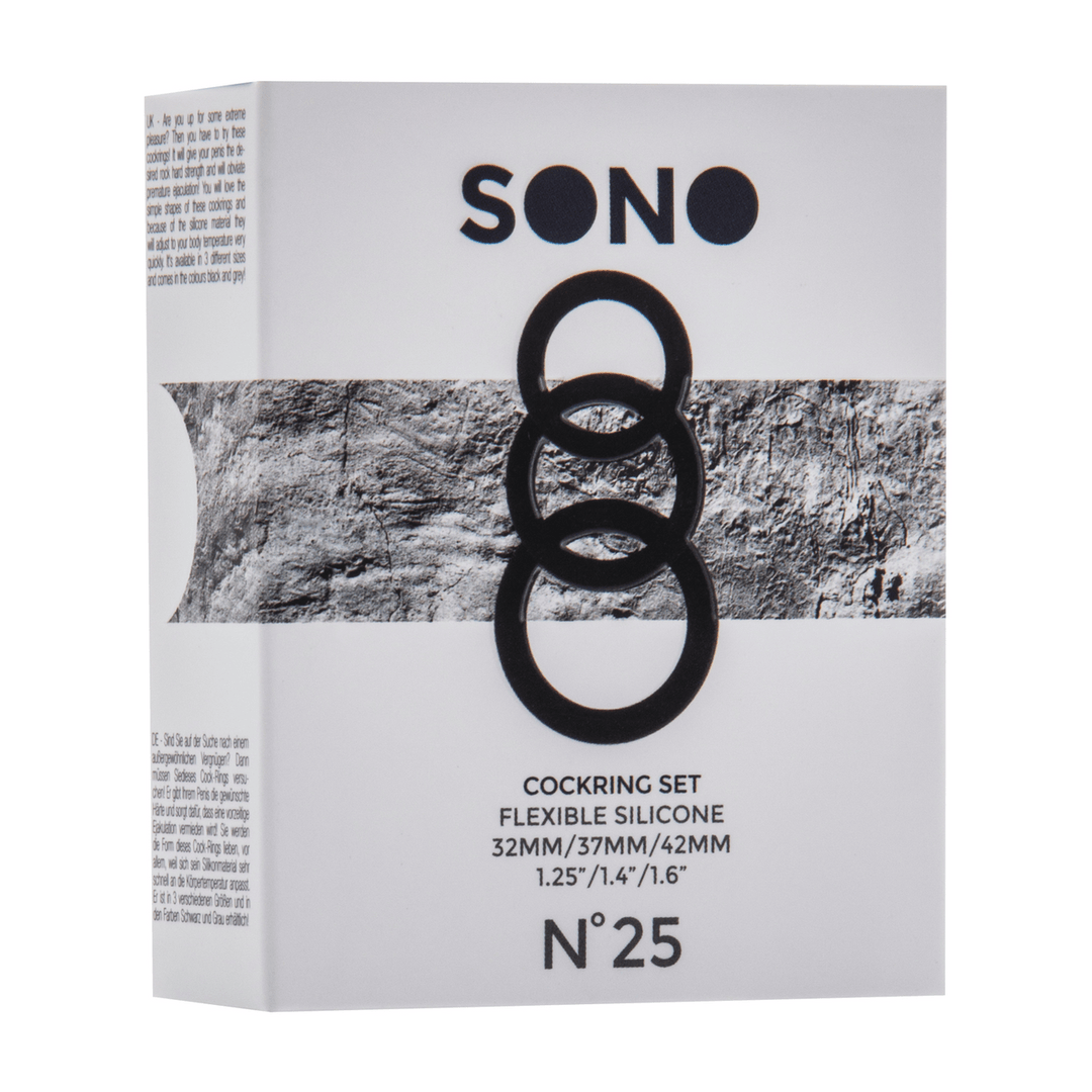 Penisring-Set Nr. 25 Grau – Ansicht 2