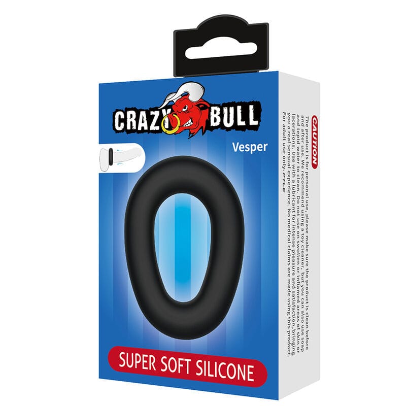 Penisring Vesper Supersoft Silikon Schwarz – Ansicht 7