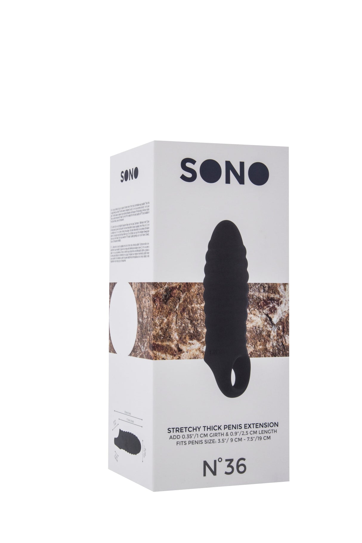 Penisverlängerung Rocket schwarz 15,2 x 4 cm