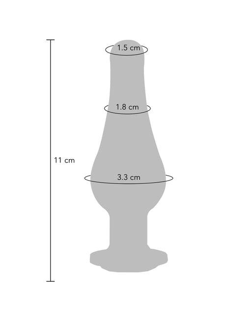 Plug Analschmuck Diamond Bum M 10 x 3.4cm