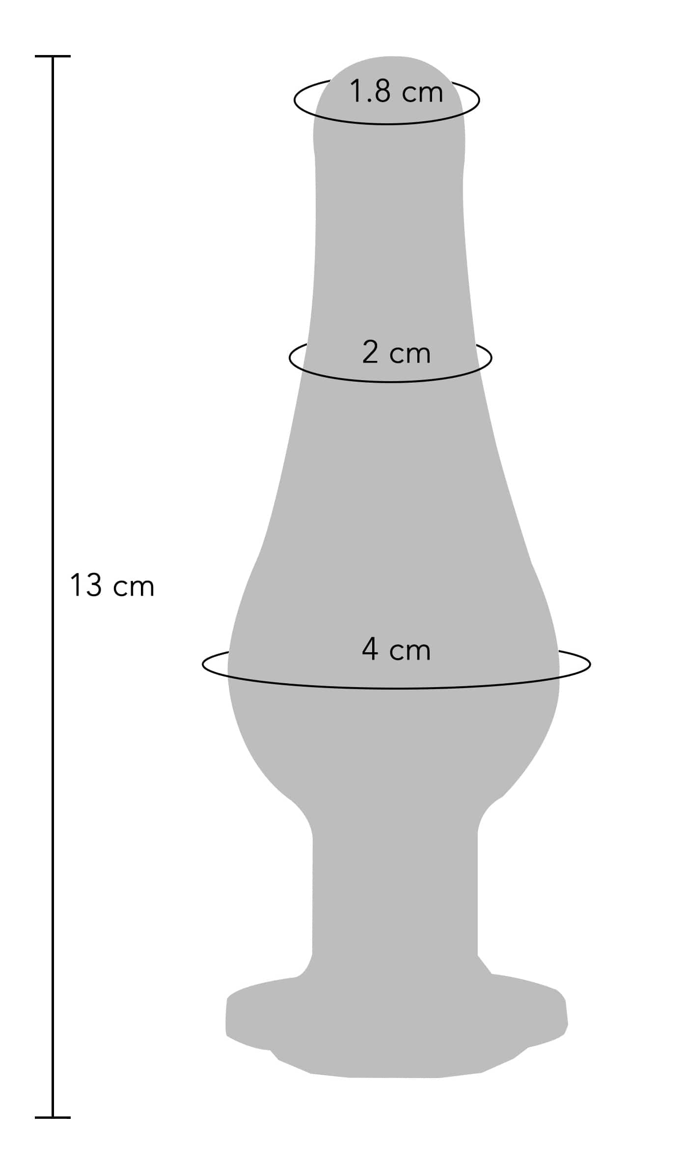 Plug Analschmuck Twilight Bum L 12 x 4cm