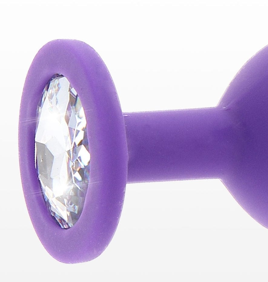 Plug Juwel Diamond Booty M 7 x 3.5cm Violett