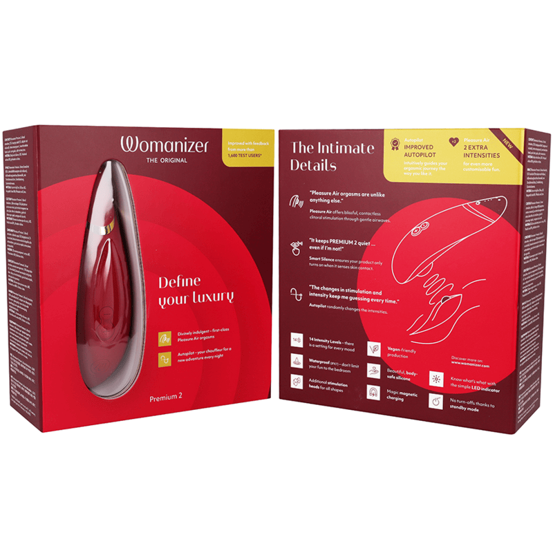 Premium 2 Klitorisstimulator Bordeaux – Ansicht 7