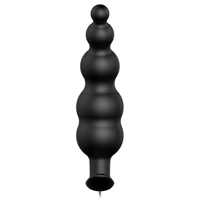 Pretty Love - Analplug aus Silikon Extra Stimulation und 12 Vibrationsmodi Schwarz