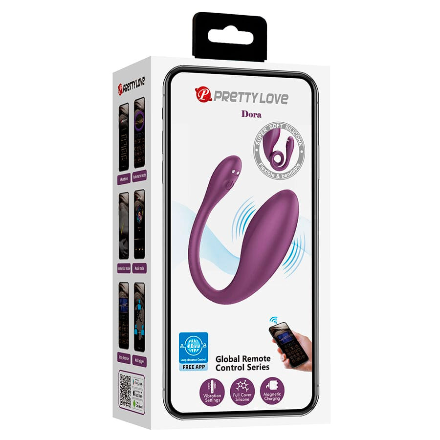 Vibrator Dora Unsichtbarer mit Kostenloser App 10,2 x 3,6 cm.11