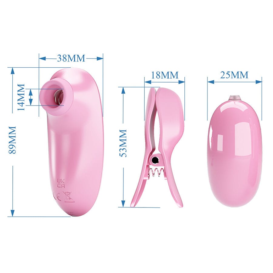 Sextoy Imonie 3-in-1 Multifunktionales Set mit Saugnapf Brustwarzen und Klitoris.4