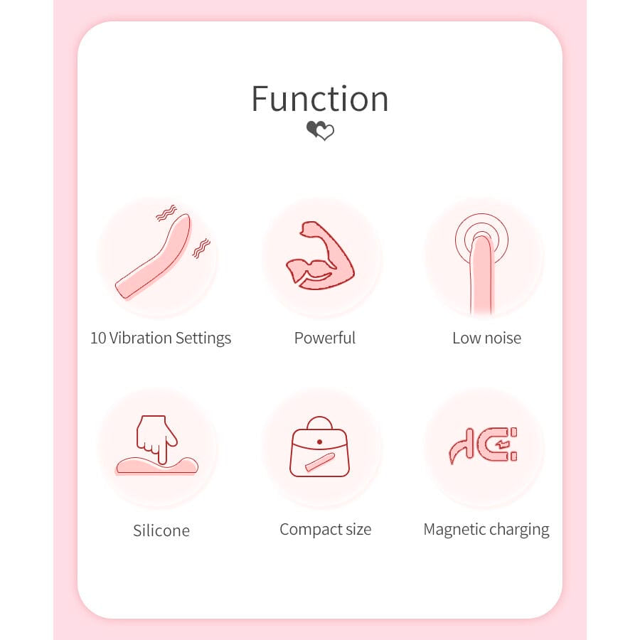 G-Punkt-Vibrator Kisell g-Spot Pink 3,2 x 3,2 cm.8
