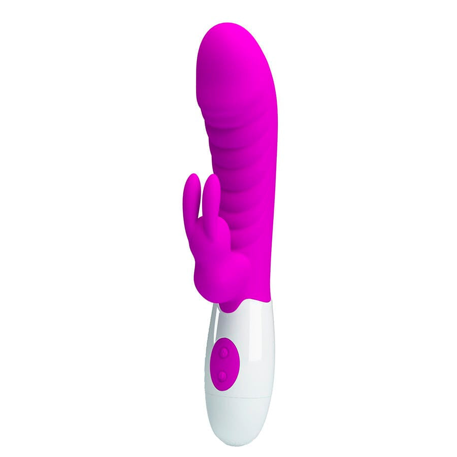 Rabbit-Vibrator Naughty Bunny Lila 21 x 3,4 cm.2