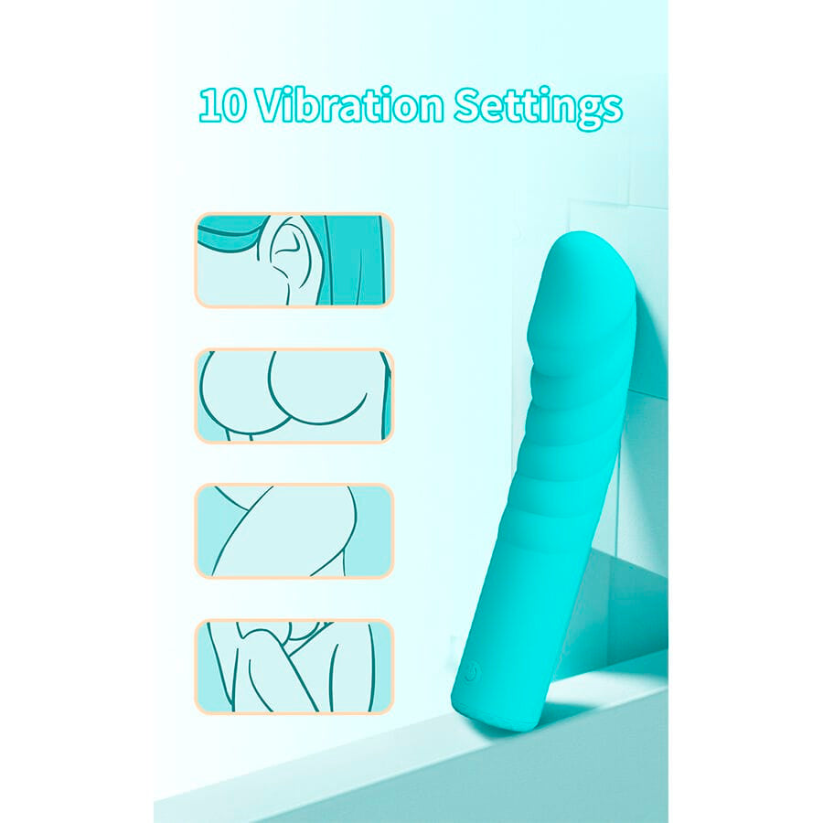 G-Punkt-Vibrator Rylan g-Spot Blue Rosa 3,2 x 3,2 cm.9