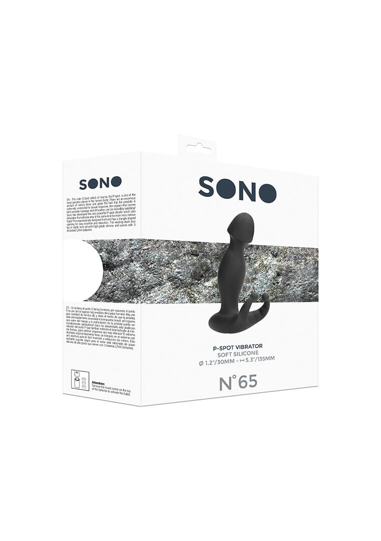 Prostata-Vibrator Sono N°65 Schwarz 13,5 x Ø 3 cm – Ansicht 2