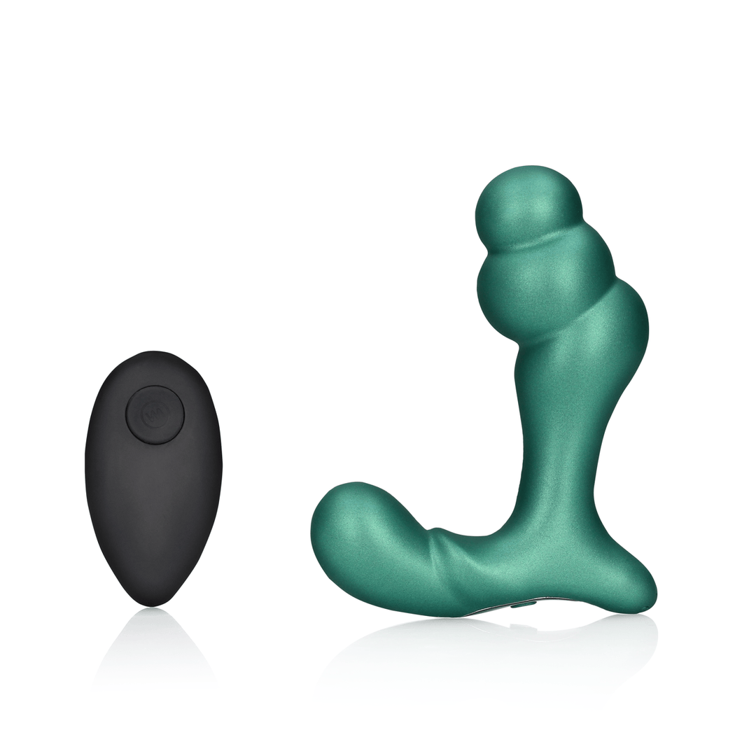 Prostatavibrator Ouch mit Fernbedienung gestapelt 9,6 x Ø 4,3 cm – Ansicht 8