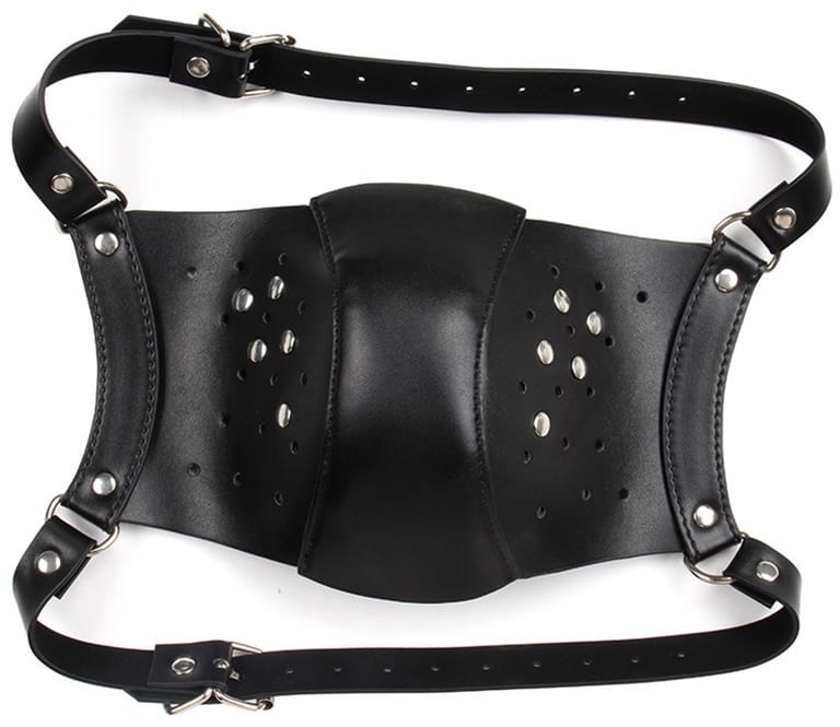 Punk-Maske Schwarz