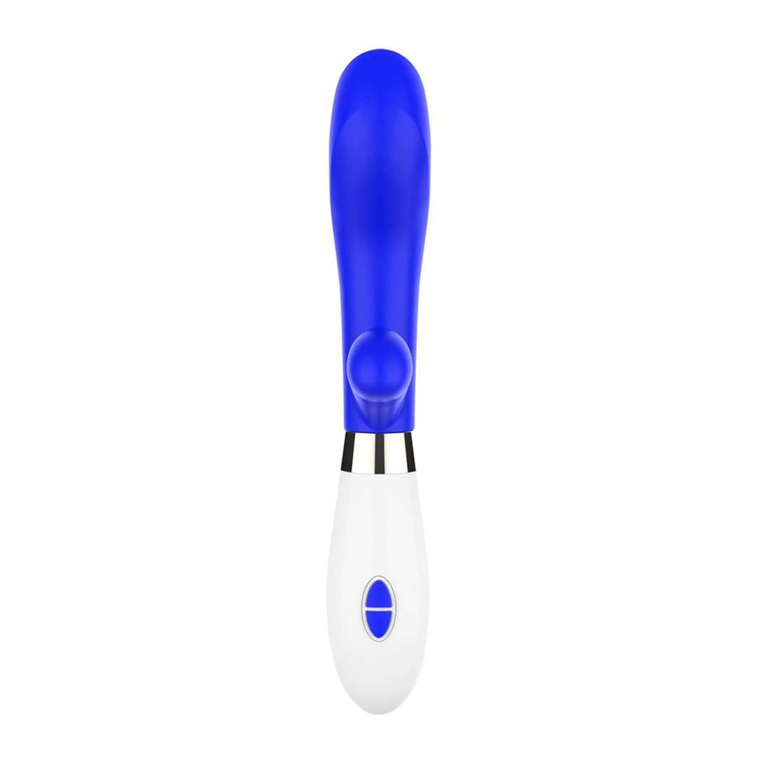 Rabbit-Vibrator Achilles mit Klitorisarm Blau 21 x 3,5 cm – Ansicht 4