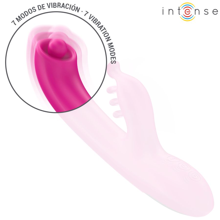 Rabbit-Vibrator Christina Multifunktion Rosa 12,5 cm – Ansicht 3