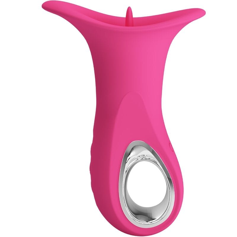 Rabbit-Vibrator Clyde Oralvibrator vibrierende Zunge 12 Vibrationen Rosa – Ansicht 4
