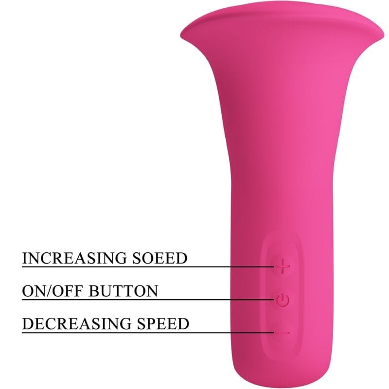Rabbit-Vibrator Clyde Oralvibrator vibrierende Zunge 12 Vibrationen Rosa – Ansicht 7