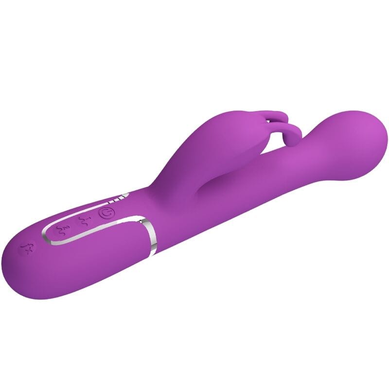 Rabbit-Vibrator Dejon 3 in 1 Multifunktions Lila – Ansicht 3