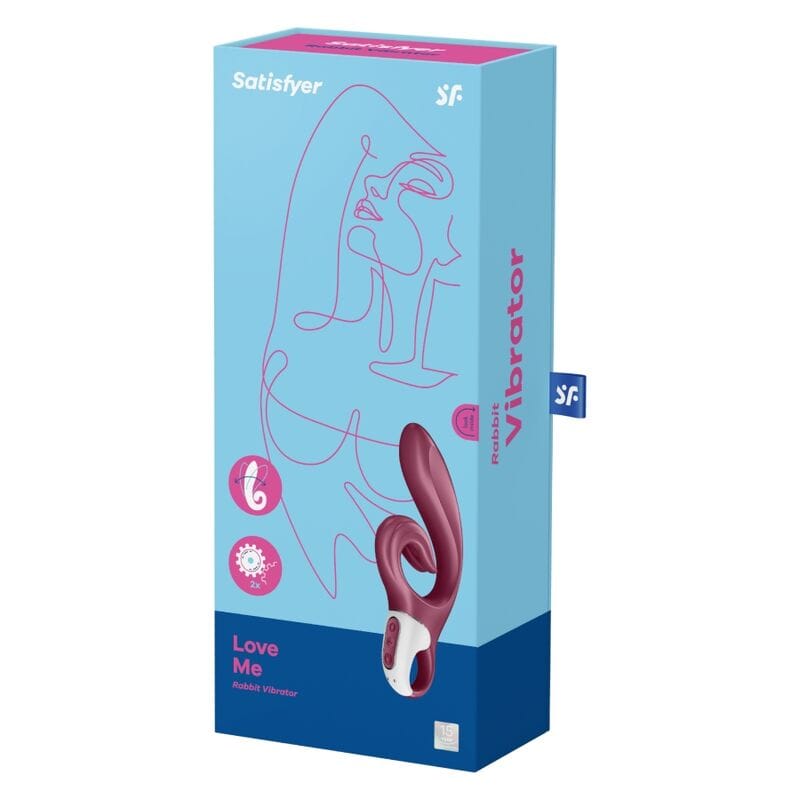 Rabbit-Vibrator Love Me Rot – Ansicht 5