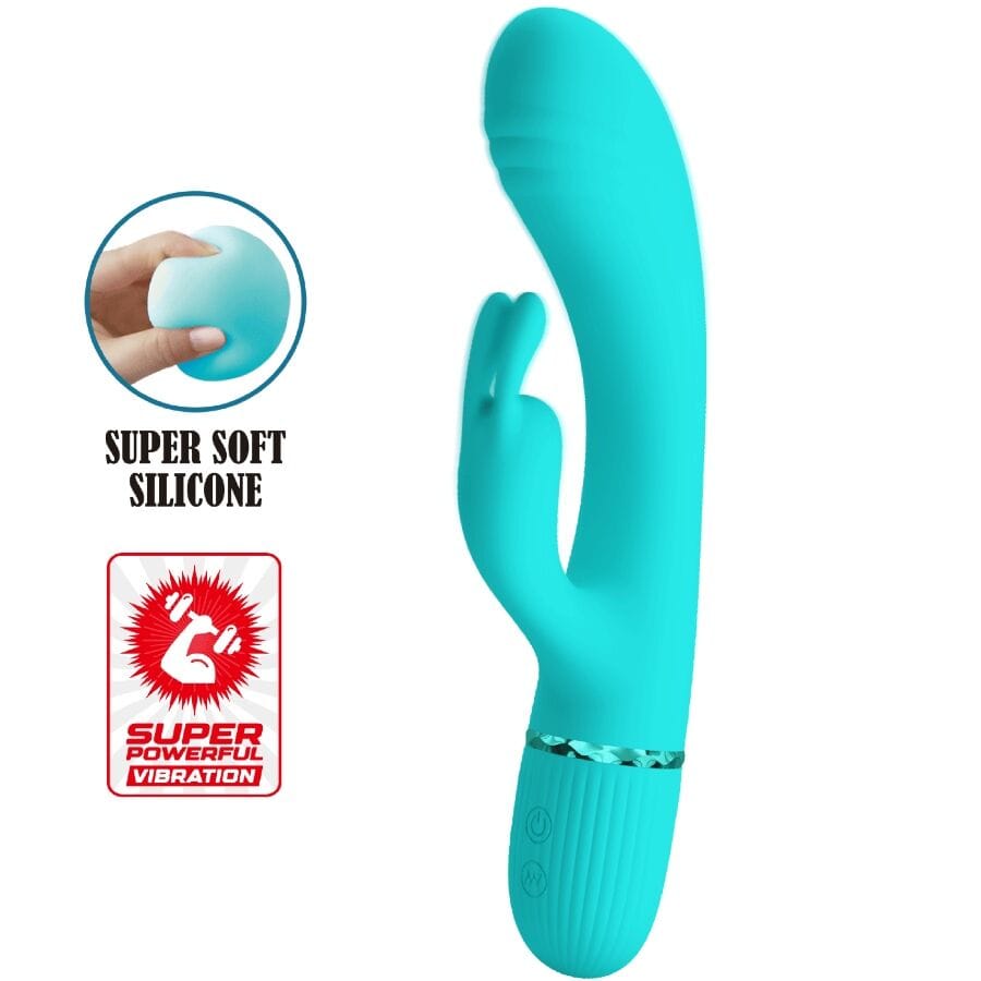 Rabbit-Vibrator Scocco Rabbit Türkis