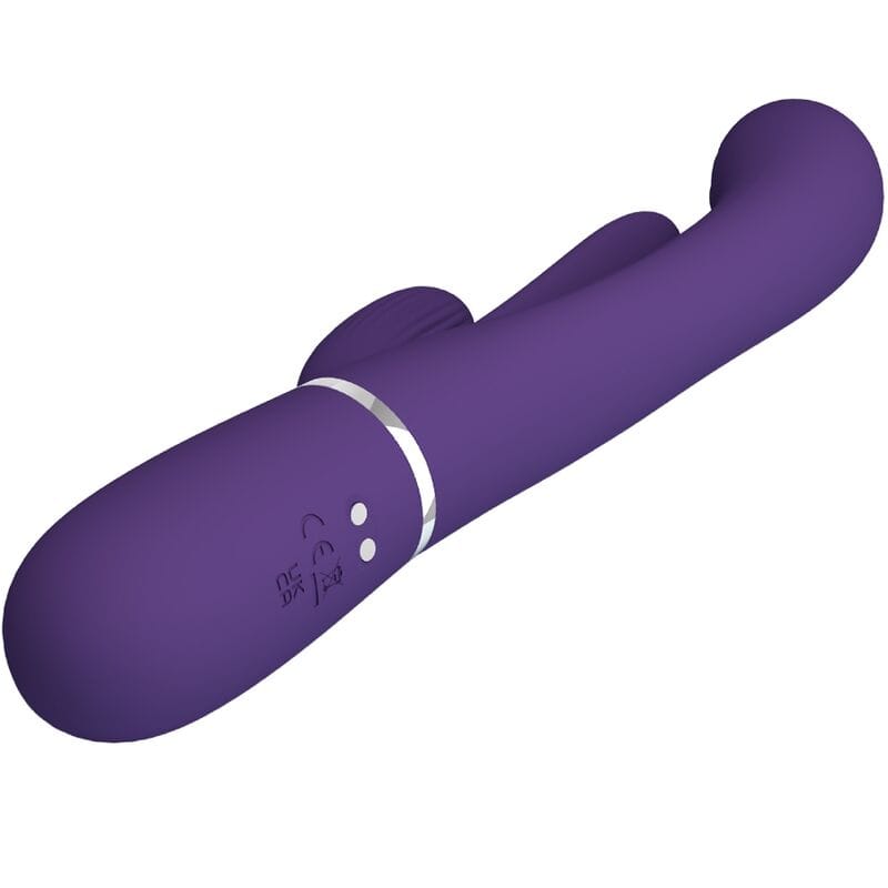 Rabbit-Vibrator Shania Triple Multifunktion Lila – Ansicht 6