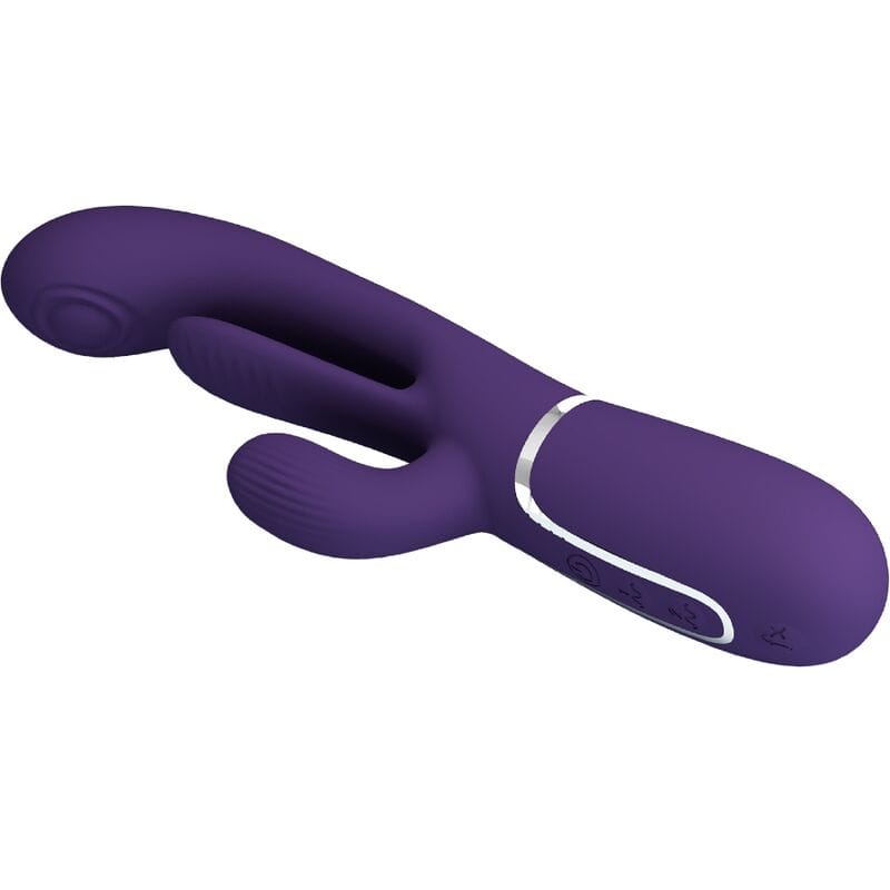 Rabbit-Vibrator Shania Triple Multifunktion Lila – Ansicht 5